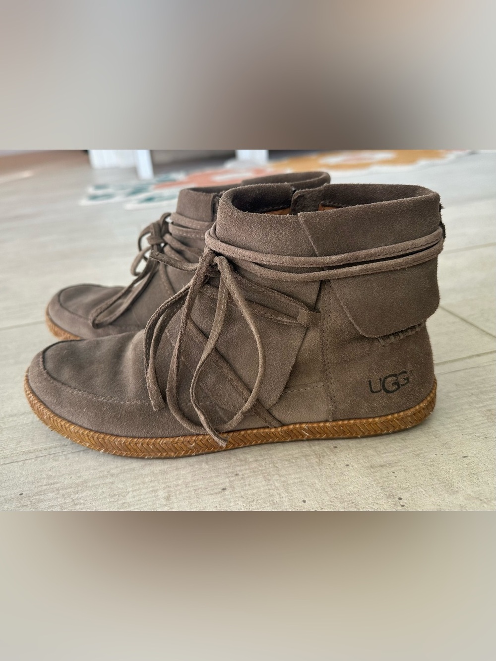 UGG AUSTRALIA Womens Size 6 - - Suede Slate Gray - excellent condition - EU 37